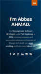 Mobile Screenshot of abbasahmad.com