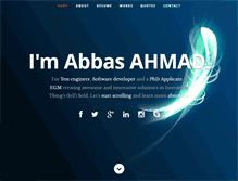 Tablet Screenshot of abbasahmad.com